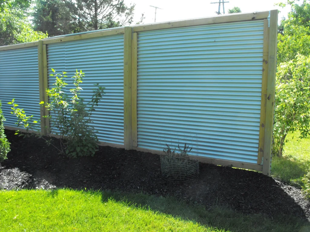 Galvalume Corrugated Fence