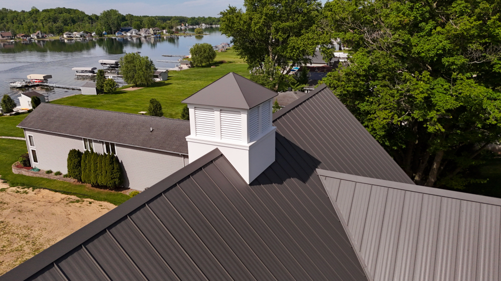 Flint Charcoal Standing Seam Roof