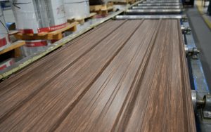Antique Walnut Ram Panel