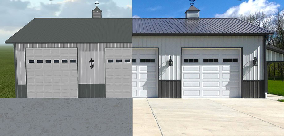 Design your post frame building online